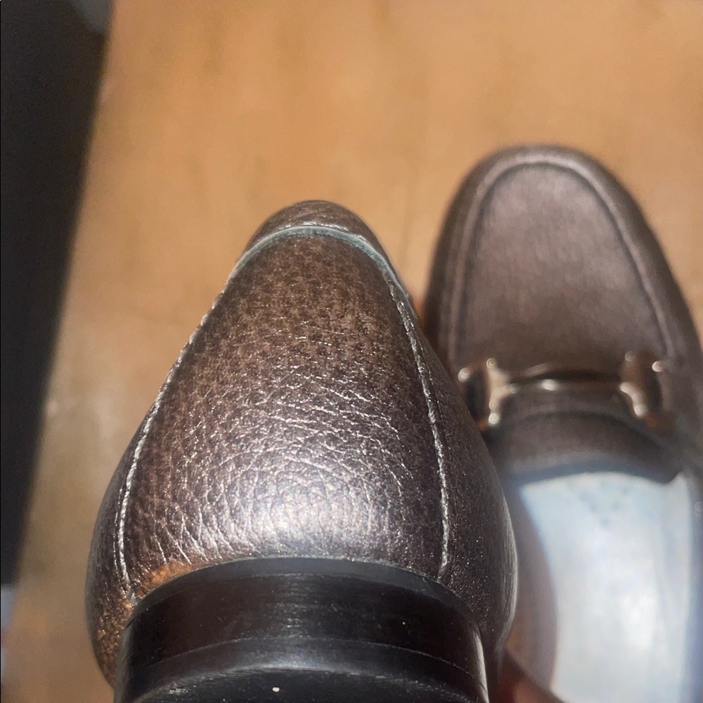 Marc Joseph Silver Textured Loafers - Picture 10 of 16
